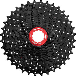 Cassette 10 speed Sunrace CSMX0 11-36T - zwart/rood