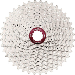 Cassette 10 speed Sunrace CSMX3 11-42T - zilver/rood