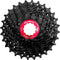 Cassette 11 speed Sunrace CSRX1 11-28T - zwart/rood