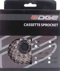 Cassette 7 speed Edge CSM5007 11-28T - zilver