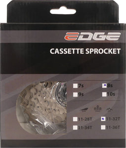 Cassette 8 speed Edge CSM5008 11-32T - zilver
