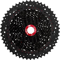 Cassette Sunrace CSMZ90 12 speed 11-50T - zwart met rode spider