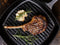 Cast Iron - Grillpan - Gietijzer - 23cm - Zwart - 23 x 23 cm