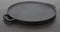 Cast Iron - Grillplaat & Bakplaat - Zwart - 30x30 cm - (2-zijdig: Ribbel & Vlak) - Gietijzer
