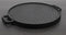 Cast Iron - Grillplaat & Bakplaat - Zwart - 30x30 cm - (2-zijdig: Ribbel & Vlak) - Gietijzer