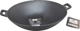 Cast Iron Wokpan / Wadjan - Gietijzer - ⌀ 36 cm - zonder anti-aanbaklaag