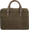 Castelijn & Beerens - Veneto Nubuck Laptoptas 15.6 RFID | groen -