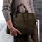 Castelijn & Beerens - Veneto Nubuck Laptoptas 15.6 RFID | groen -