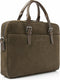 Castelijn & Beerens - Veneto Nubuck Laptoptas 15.6 RFID | groen -