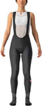 Castelli Fietsbroek lang met bretels Dames Zwart Zwart - VELOCISSIMA DT BIBTIGHT BLACK BLACK REFLEX - XL