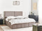CASTELNAVET - Tweepersoonsbed - Taupe - 180 x 200 cm - Polyester