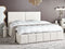 CASTELNAVET - Tweepersoonsbed - Wit - 180 x 200 cm - Polyester