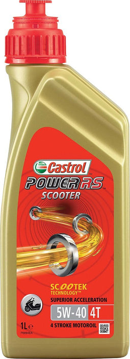 Castrol Power RS Scooter 4T 5W40 - Motorolie - 1L
