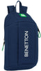 Casual Rugtas Benetton Green Marineblauw 22 x 39 x 10 cm