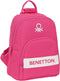 Casual Rugtas Benetton Raspberry Fuchsia 13 L