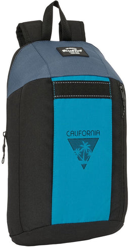 Casual Rugtas BlackFit8 California Blauw Zwart 22 x 39 x 10 cm