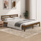 vidaXL - Bedframe - massief - grenenhout - 150x200 - cm - honingbruin