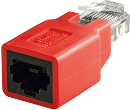 CAT 5e crossover koppelstuk afgeschermd, RJ45 plug naar jack - Kabelverbinder - Kabel Connector
