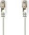 CAT5e Netwerkkabel - SF/UTP - RJ45 Male - RJ45 Male - 0.30 m - Rond - PVC - Wit - Polybag