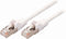 CAT5e Netwerkkabel - SF/UTP - RJ45 Male - RJ45 Male - 0.30 m - Rond - PVC - Wit - Polybag