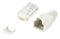 CAT6 Connector met tule en hulpstuk RJ45 - Unshielded 100 stuks - Kabelverbinder - Kabel Connector