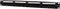 CAT6 Gigabit 19'' Patch Panel 1U met 24 poorten - niet afgeschermd / zwart