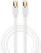 CAT6 Netwerkkabel - RJ45 Male - RJ45 Male - S/FTP - 0.25 m - Rond - LSZH / PVC - Wit - Window Box