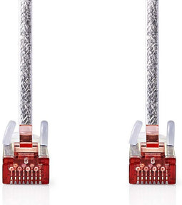 CAT6 Netwerkkabel - RJ45 Male - RJ45 Male - S/FTP - 10.0 m - Rond - LSZH - Transparant - Polybag