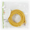 CAT6 Netwerkkabel - RJ45 Male - RJ45 Male - S/FTP - 7.50 m - Rond - LSZH - Geel - Polybag