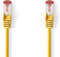 CAT6 Netwerkkabel - RJ45 Male - RJ45 Male - S/FTP - 7.50 m - Rond - LSZH - Geel - Polybag