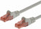 CAT6 Netwerkkabel - RJ45 Male - RJ45 Male - U/UTP - 30.0 m - Rond - PVC - Grijs - Polybag