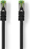 CAT7 Netwerkkabel - S/FTP - RJ45 Male - RJ45 Male - 1.00 m - Snagless - Rond - LSZH - Zwart - Envelop