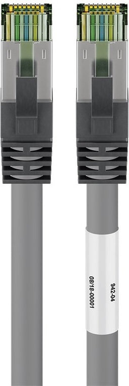 Cat8 S/FTP (PIMF) patchkabel - 3 meter grijs