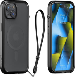 Catalyst Influence Case Apple iPhone 15 MagSafe Compatible Stealth - Zwart