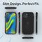 Catalyst Influence Case Geschikt voor Apple iPhone 15 Midnight - Zwart