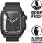 Catalyst Total Protection Hoesje Hoesje - Geschikt voor Apple Watch Series 7 (45mm) - Gsm case - Zwart