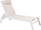 CATANIA II - Ligstoel - Beige - Aluminium