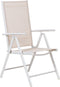 CATANIA - Tuinstoel set van 6 - Beige - Aluminium