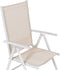 CATANIA - Tuinstoel set van 6 - Beige - Aluminium