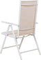 CATANIA - Tuinstoel set van 6 - Beige - Aluminium