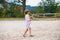 Catchballset 19 cm met klittenband