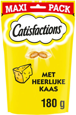Catisfactions Kattensnoepjes - Maxi Pack - Kattensnack - Kaas 180 g