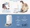 Catit Automatische Voerbak - Voerautomaat - Katten en Honden - 19x19x34 cm - Wit