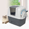 Catit Kattenbak - Incl. 4 Afvalzakken - Grijs/Wit - 67 x 48 x 46 cm