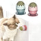 Catnip Balls Speelgoed voor katten, draaibaar eetbaar kattenspeeltje voor het likken van katten, tandenreiniging tandheelkundige kitten kauwspeelgoed, veilige gezonde kattenmuursnoepjes voor kittens