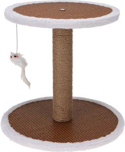 Cats Collection - Kattenkrabpaal - Krabpaal - Met Speelmuis - 35x35x33 cm