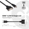 Club 3D CAC-HMD>DFD - HDMI naar DVI-I Adapter - 1x HDMI-stekker 1x DVI-bus 24+5-polig - Zwart