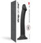 Strap-On-Me Semi-Realistische Dildo met zuignap - zwart - maat M