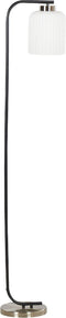 CAUDELO - Staande lamp - Zwart/Messing - Metaal