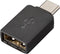 Plantronics 209505-01 - USB-C naar USB-A Kabel - Zwart